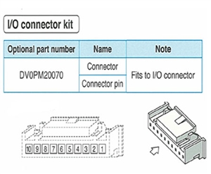 DV0PM20070...I/O CONNECTOR KIT, FOR USE WITH MINAS-BL SERIES BRUSHLESS AMPLIFIER