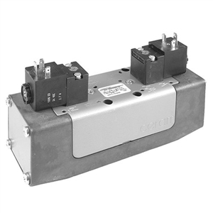 R432006341...CERAM ISO SIZE 4 Solenoid-Operated Air Control Valve - Base Mounted, 5 Port, 2 Position, Double Solenoid, Subplate Not Included, 24VDC, 7.5 Cv FLOW