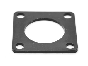 RTFD10B...AMPHENOL SQUARE FLANGE RECEPTACLE GASKETS, SHELL SIZE 10, THICKNESS 0.8MM (Â±0.2). COMPATIBLE TO PART # UTFD12B